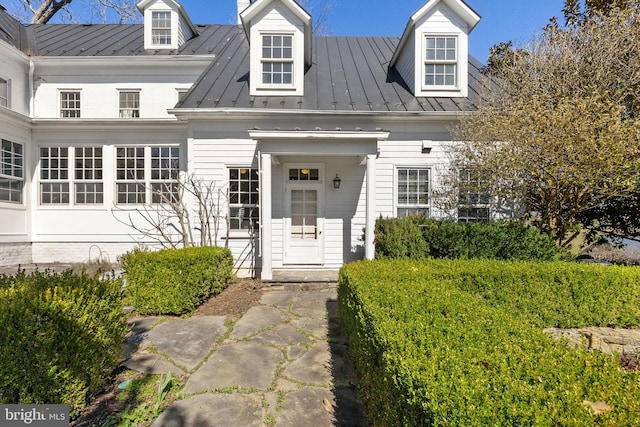 view of cape cod home