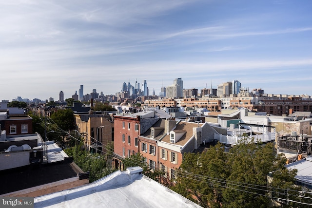 view of property's view of city