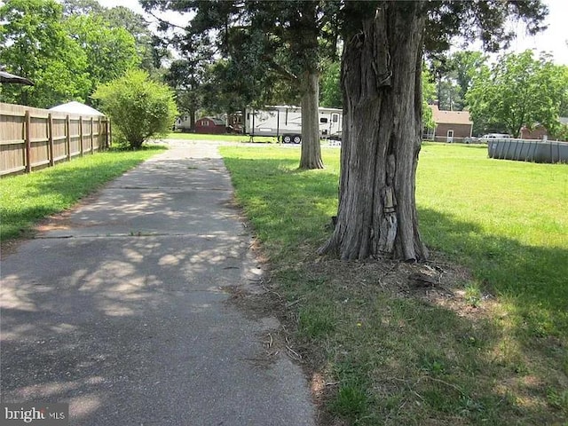 view of road