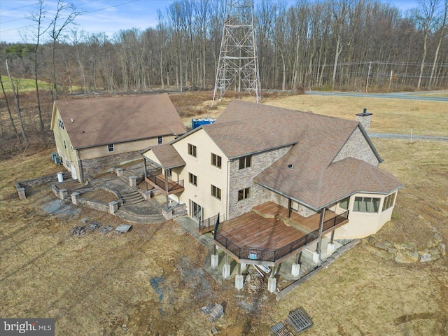 view of birds eye view of property