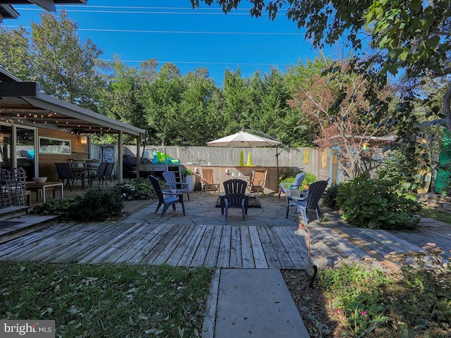 view of patio