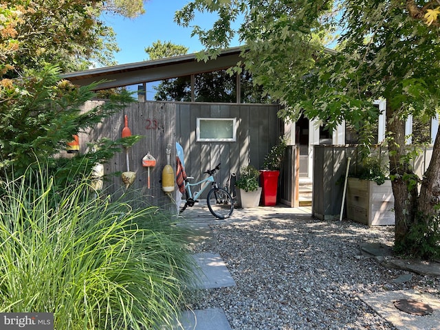 view of outbuilding