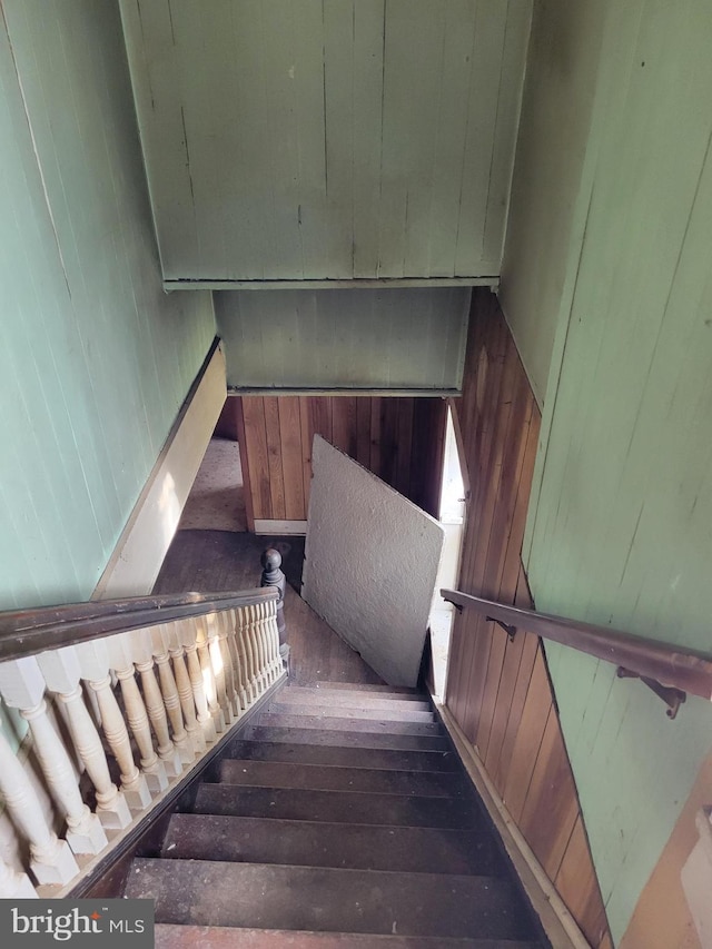 view of stairs