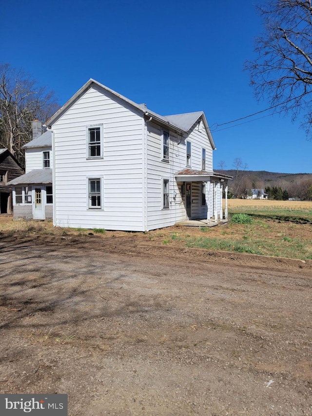 view of side of home