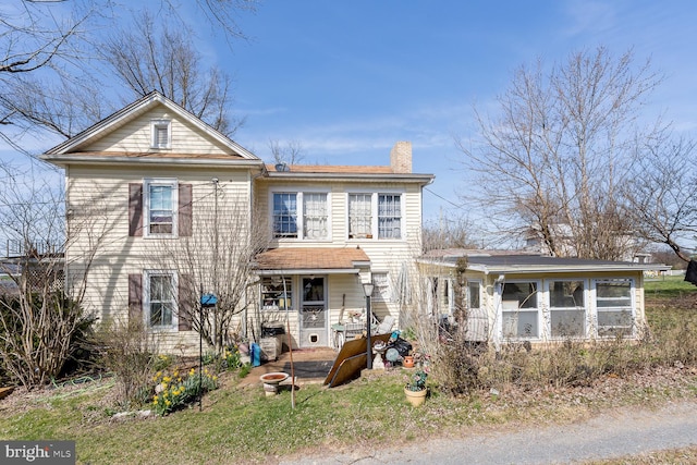 view of front of home