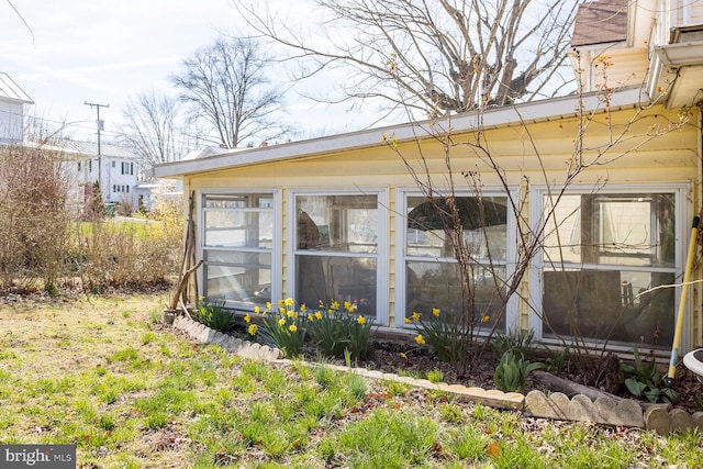 view of rear view of property