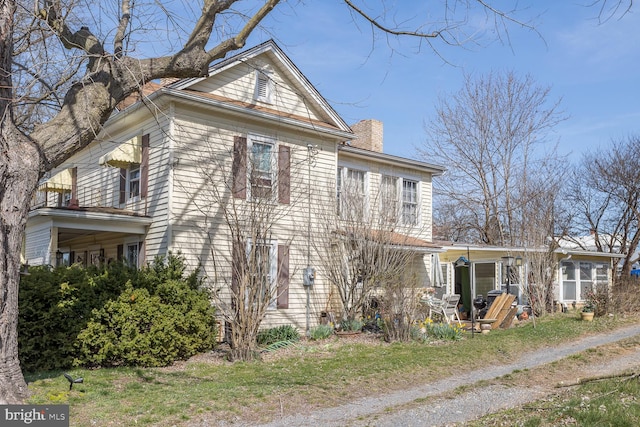 view of front of home