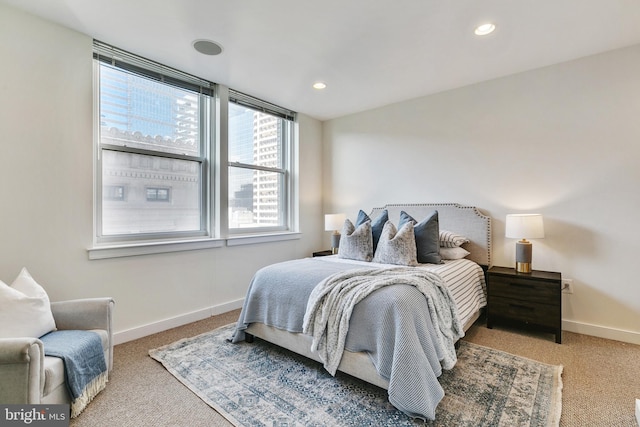 bedroom featuring carpet floors