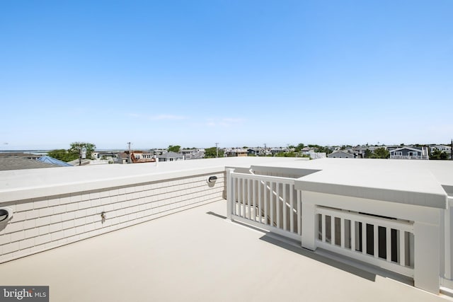 view of patio / terrace with a balcony