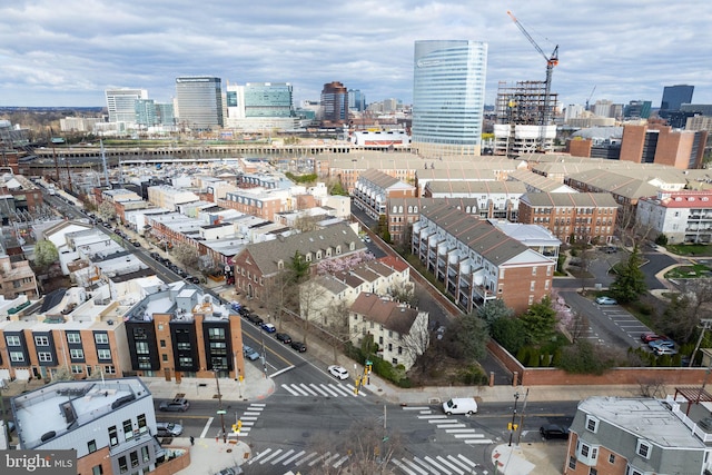 view of aerial view