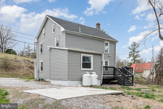 view of back of property