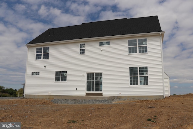 view of rear view of property