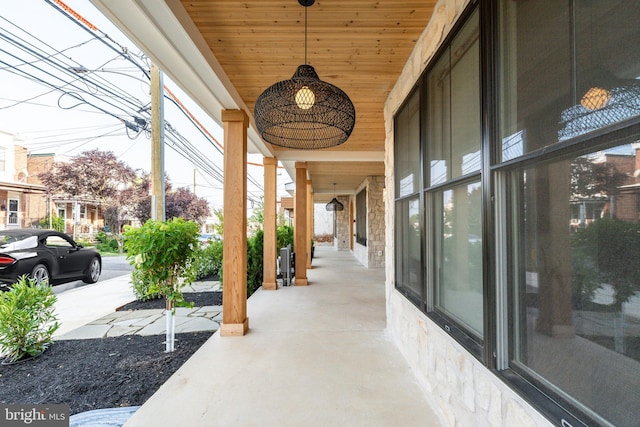 view of patio / terrace featuring a porch