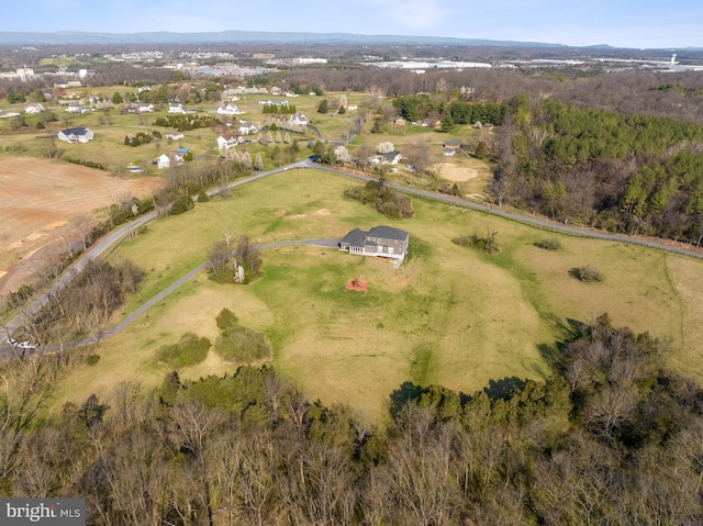 view of drone / aerial view