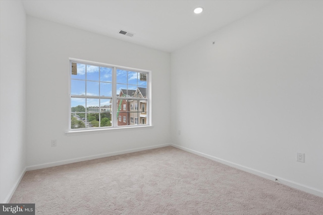 16221 River View Dr, Bristol, PA 19007 - unfurnished room featuring carpet, baseboards, and recessed lighting