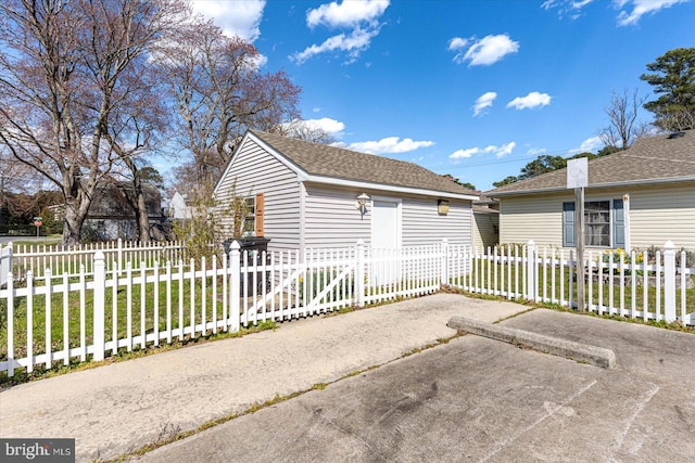 view of home's exterior featuring a yard