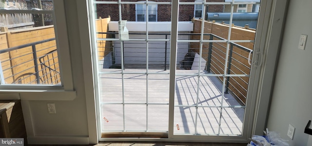 entryway with plenty of natural light