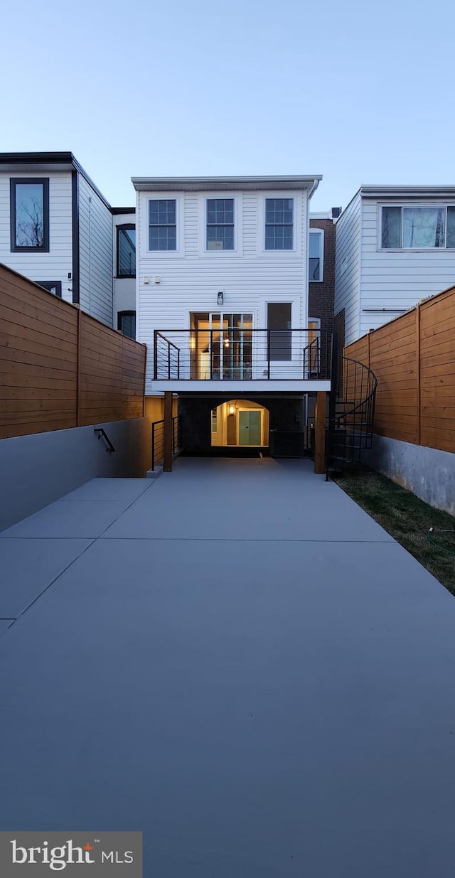 view of rear view of house