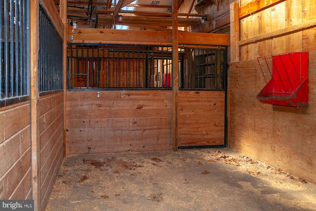 view of horse barn