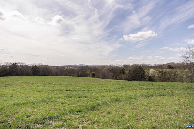 view of nature with a rural view