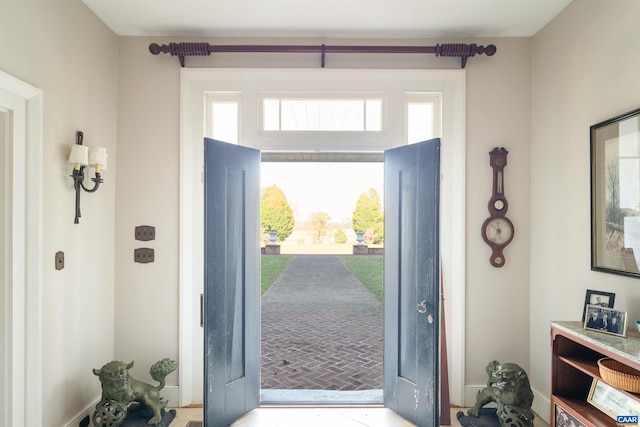 view of foyer