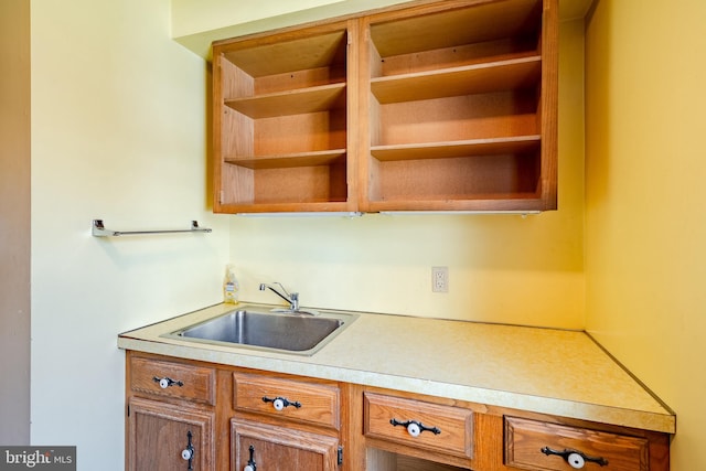 kitchen featuring sink