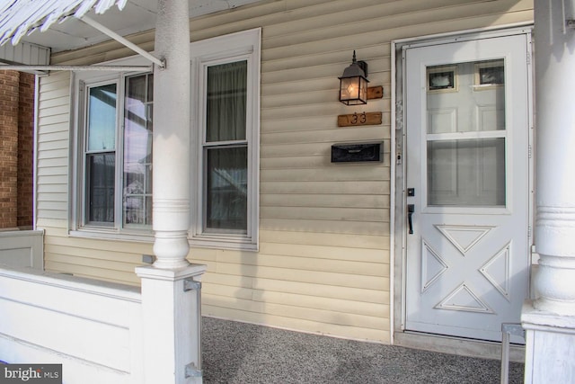 view of entrance to property