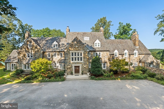 view of english style home