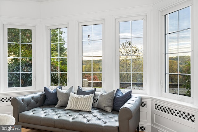 sunroom / solarium with plenty of natural light