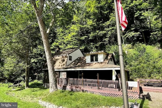 view of front of home