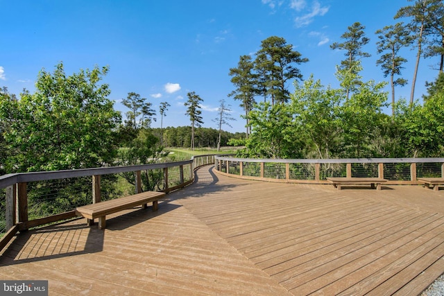 view of deck