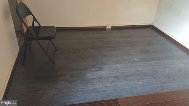 interior details with dark wood-type flooring