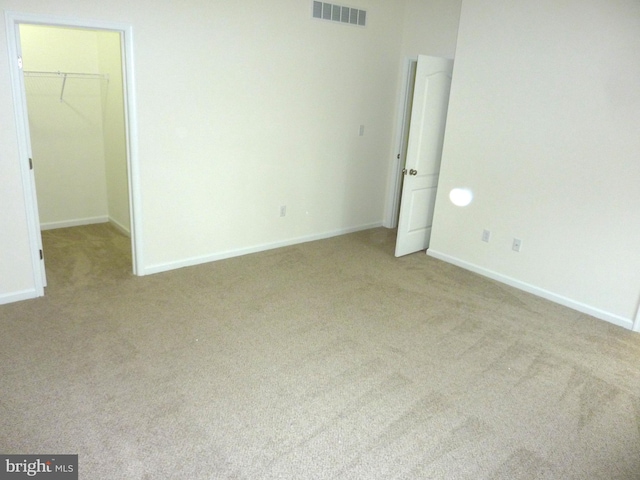 empty room with light carpet