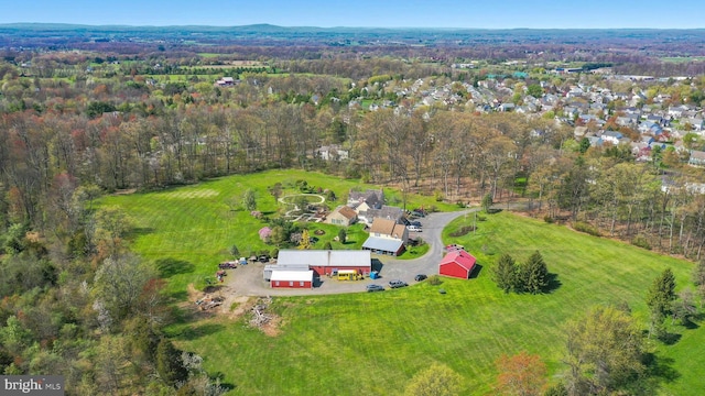 view of drone / aerial view