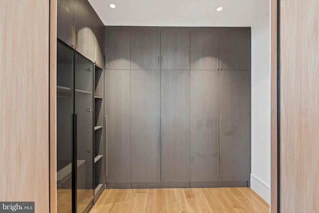 interior space featuring light hardwood / wood-style flooring