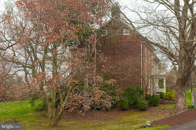 view of side of property