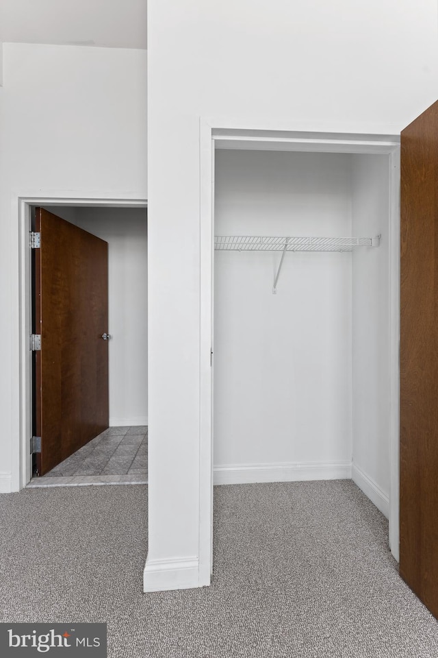 view of closet