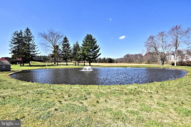 view of water view