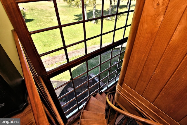 view of staircase