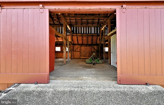 view of stable