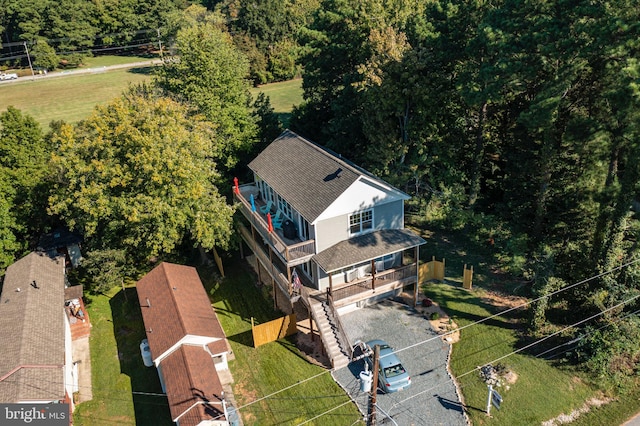 view of birds eye view of property