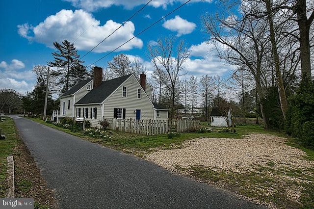 view of side of home