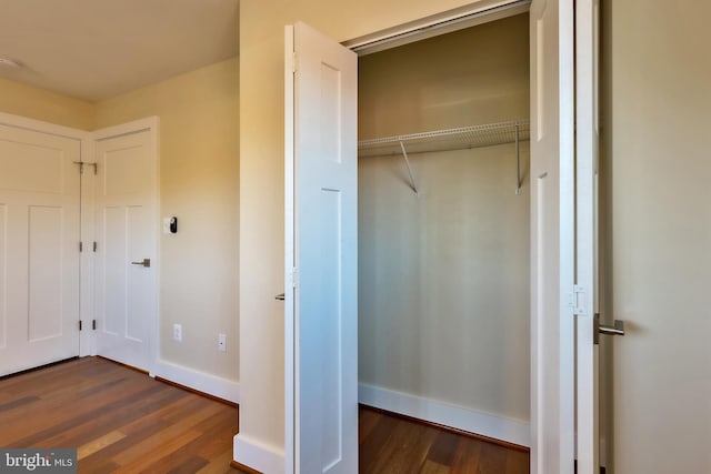 view of closet