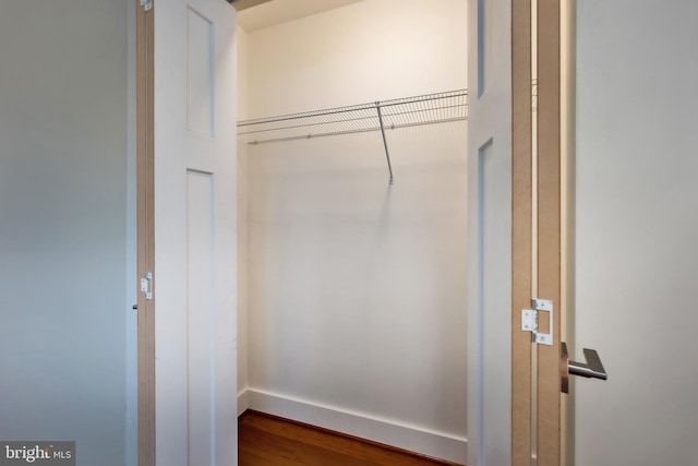 view of closet