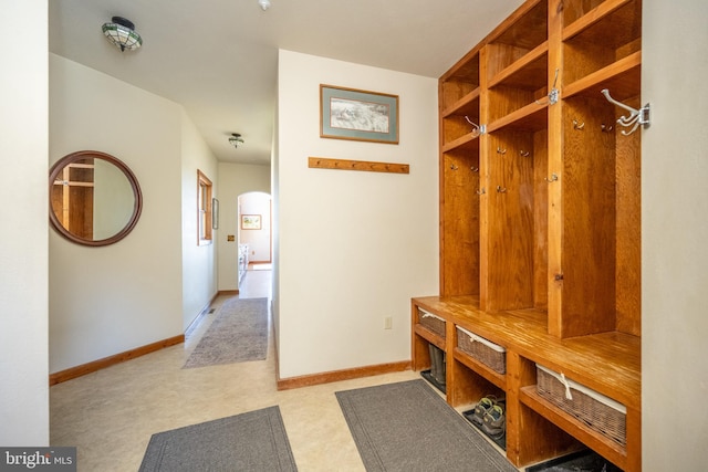 view of mudroom