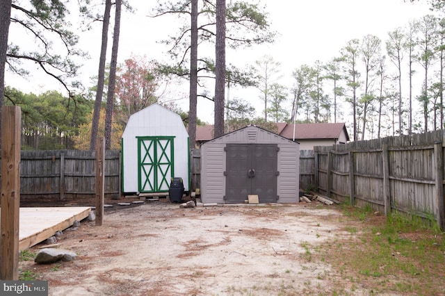 view of outdoor structure