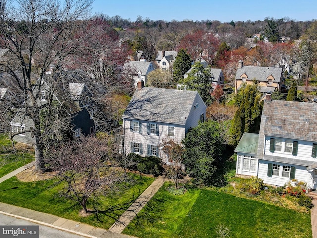 view of aerial view