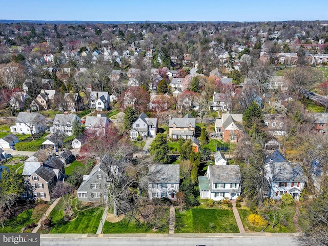 view of aerial view