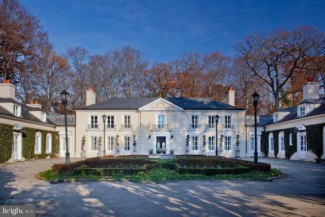 view of front of home with french doors