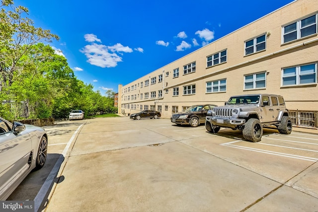 view of car parking